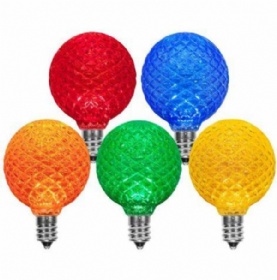 G30,G40,G50 LED bulb faceted cover