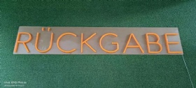 Flex neon sign