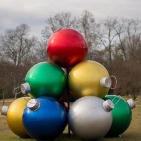 Fiberglass ornament stack -10 ornaments