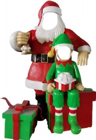 Fiberglass santa photo OP