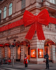 Giant prelit structure bow